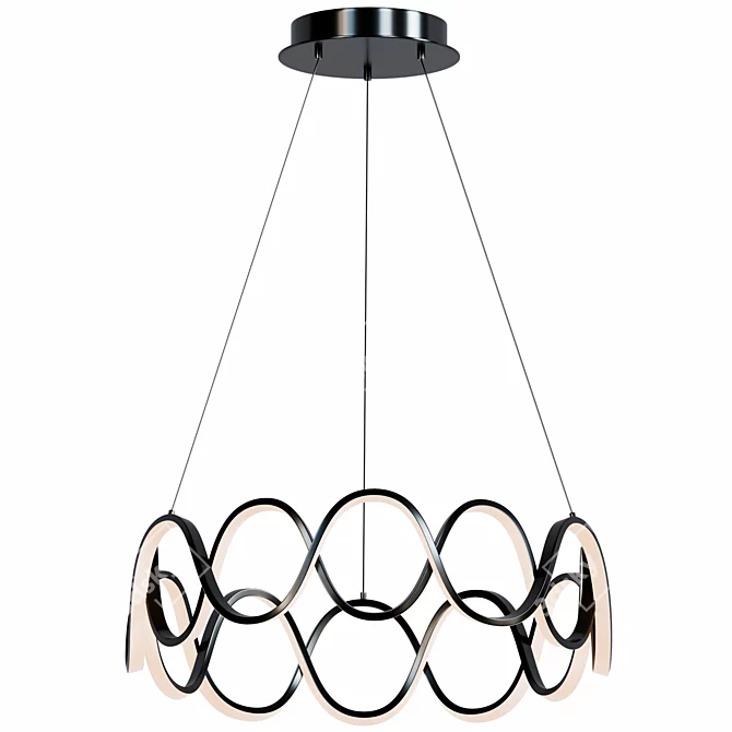 Elegant Marzona Chandelier: Timeless Beauty 3D model image 1