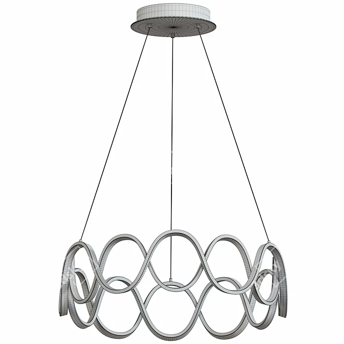 Elegant Marzona Chandelier: Timeless Beauty 3D model image 4