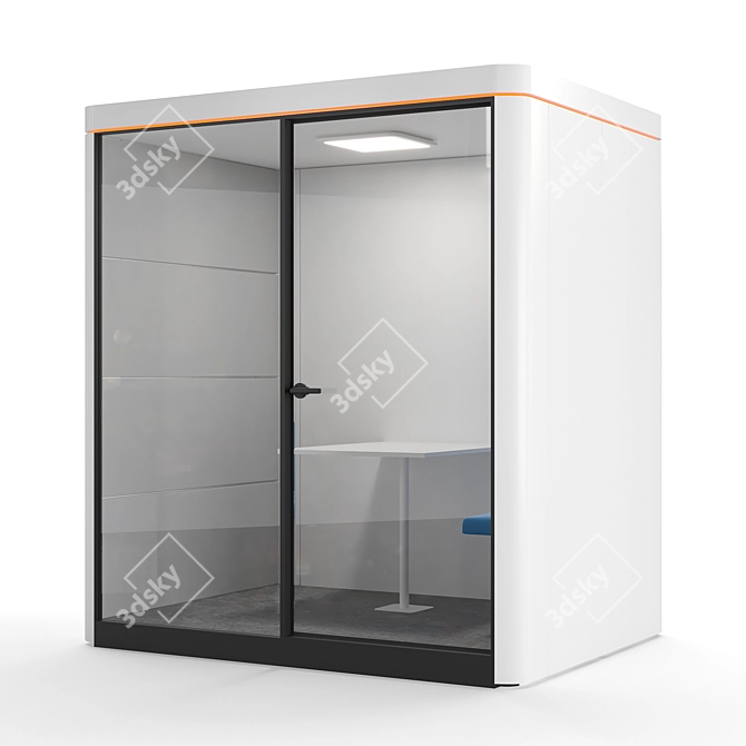 Sedus se:cube M - Efficient Office Cubicle 3D model image 2