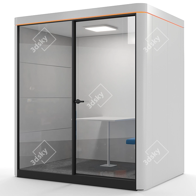 Sedus se:cube M - Efficient Office Cubicle 3D model image 5