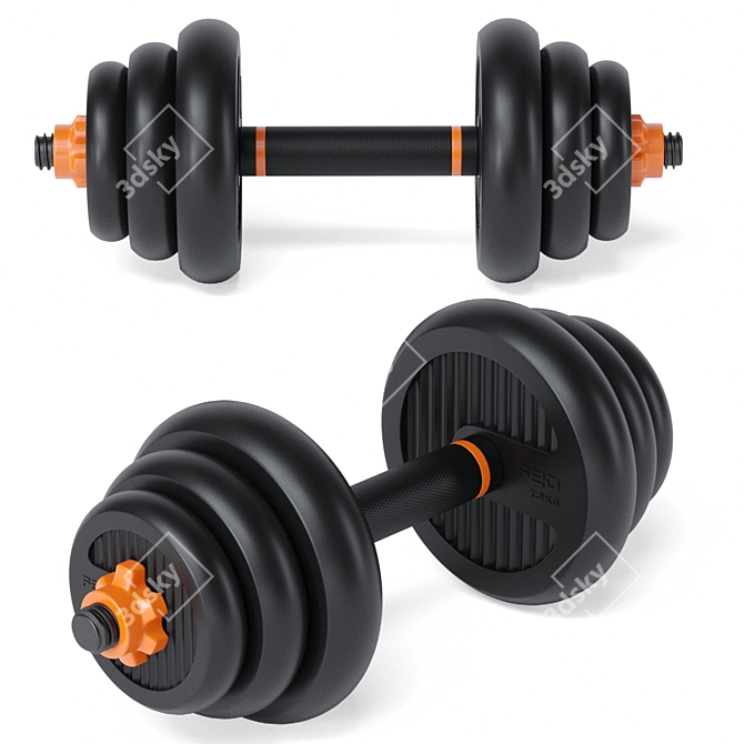 Xiaomi FED Fitness Set: Home Workout Essentials 3D model image 2