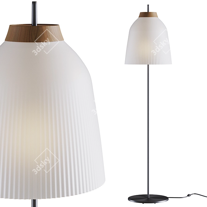 Bolia Campa Torchiere: Sleek and Stylish Lighting 3D model image 1