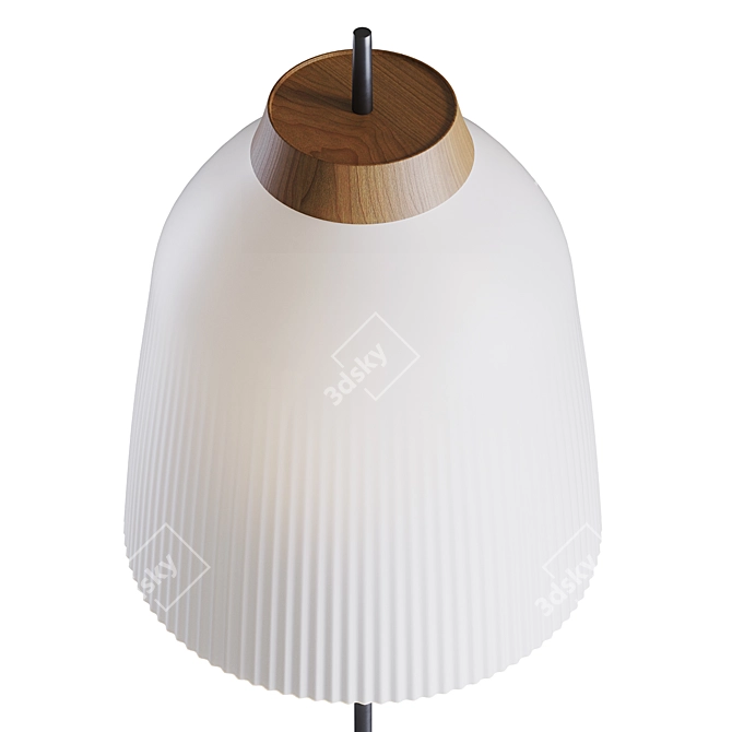 Bolia Campa Torchiere: Sleek and Stylish Lighting 3D model image 3