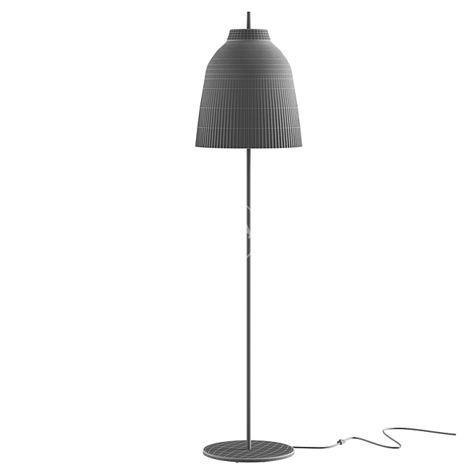 Bolia Campa Torchiere: Sleek and Stylish Lighting 3D model image 5