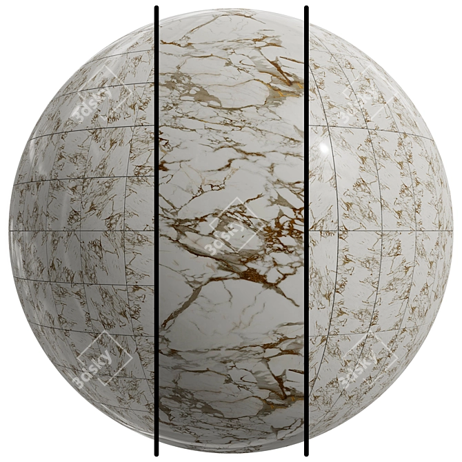 Marble Collection Massa | 4K Slabs 3D model image 1