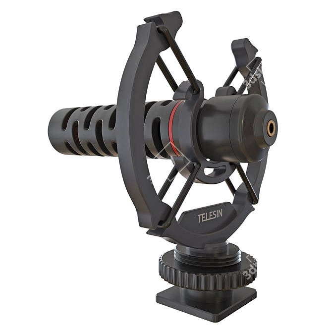 Telesin Cardioid Microphone: Enhanced Sound Quality 3D model image 2