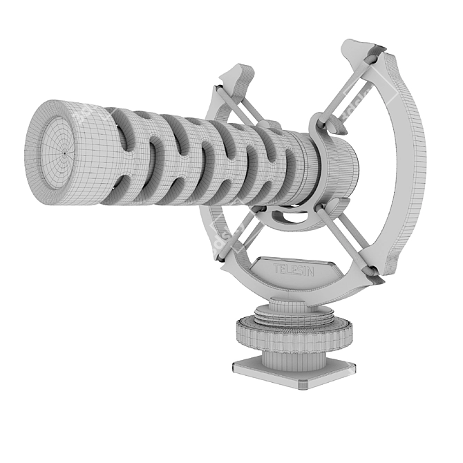 Telesin Cardioid Microphone: Enhanced Sound Quality 3D model image 3