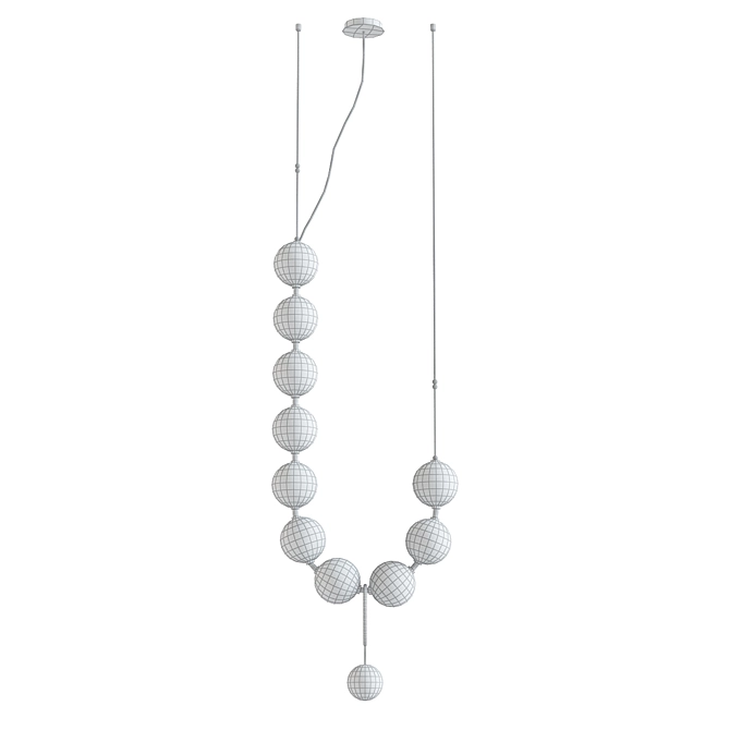 Elegant Coco 04 Chandelier 3D model image 3