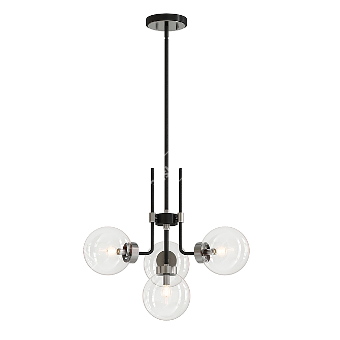 Elegant Parsons Chandelier 3D model image 1