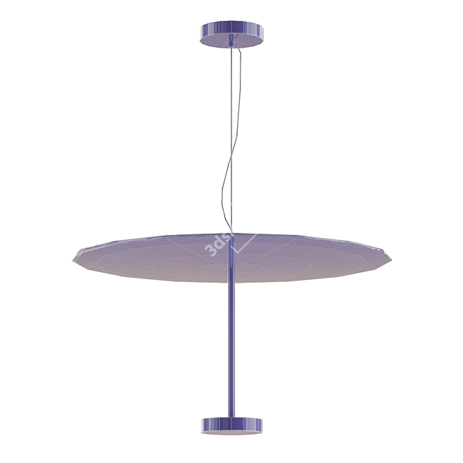 Elegant LED Pendant Lamp 3D model image 2