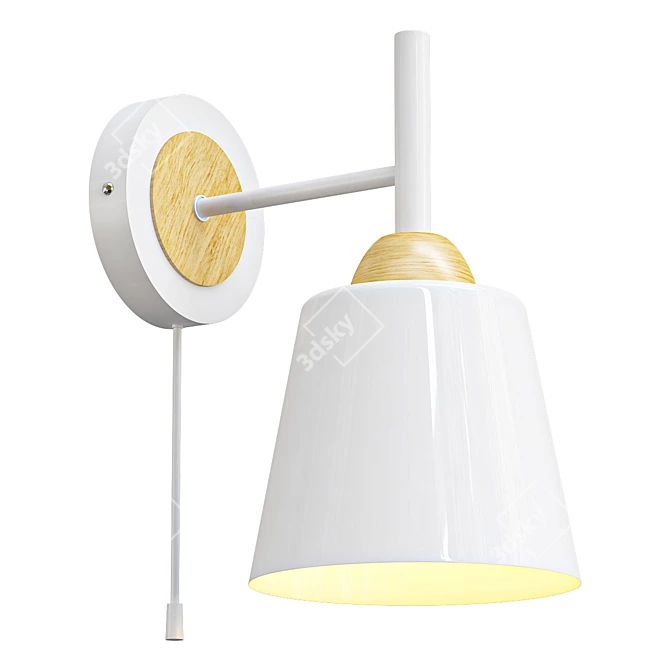 Sleek EuroSvet Fresco Pendant Light 3D model image 1