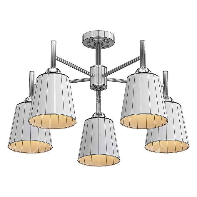 Fresco 70085 Ceiling Chandelier 3D model image 2