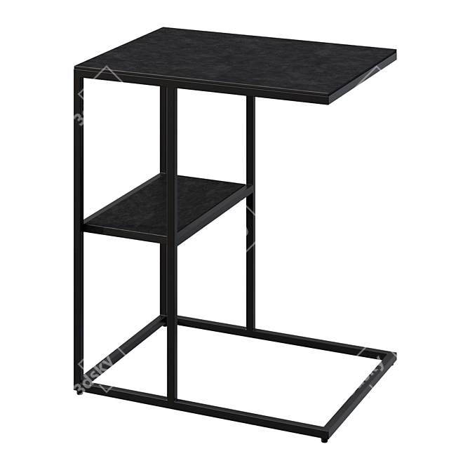 Duke Metal C-Table - Sleek and Functional 3D model image 1