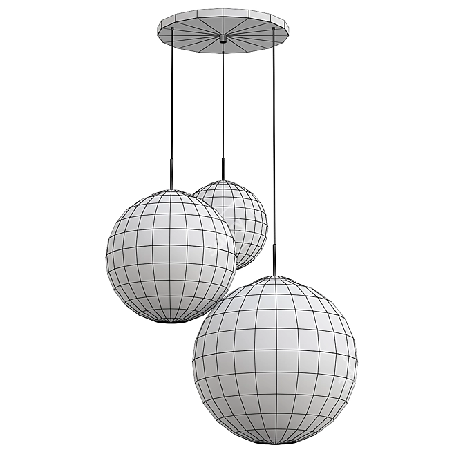 Sophisticated Varus Chandelier 3D model image 2