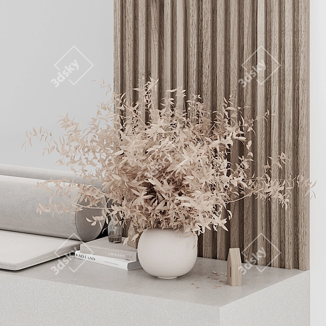 Modern 3-Piece Hallway Set 3D model image 4