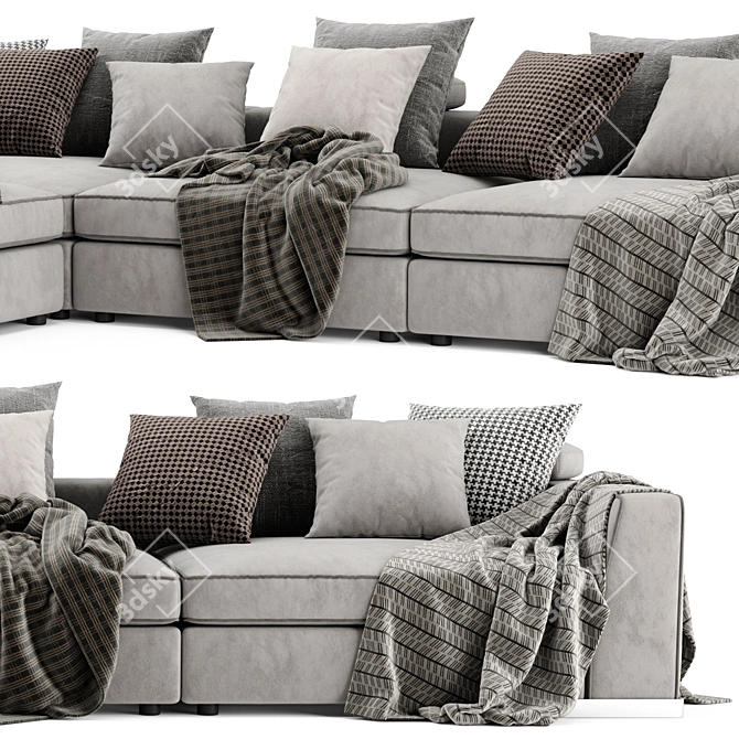 Flexform Armand Sofa Set 3D model image 4