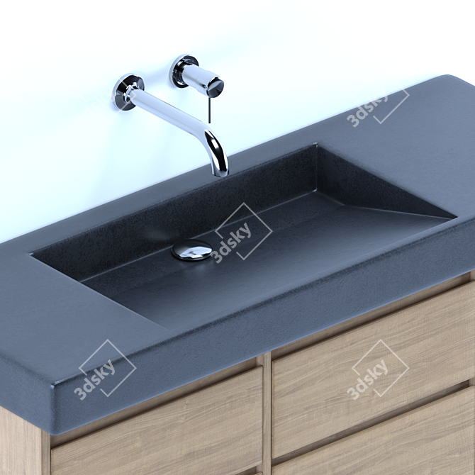 Stonewood Wash Basin HM1100 3D model image 3