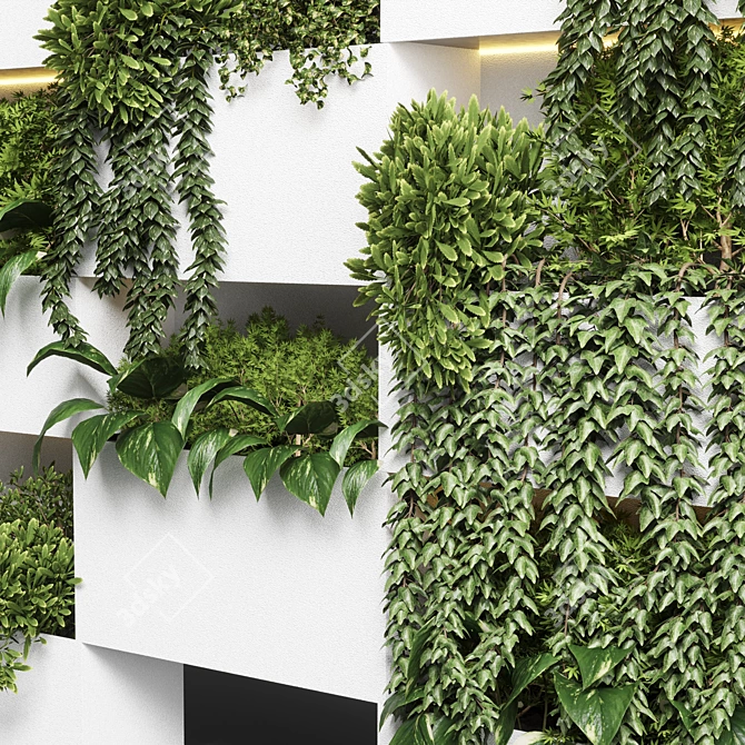 Vertical Garden Stand - Plant Box 3D model image 3