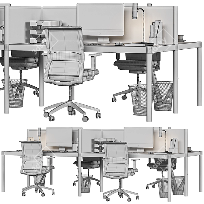 Sleek Office Seating: Very Office Chair 3D model image 7