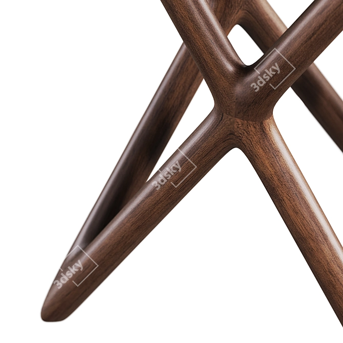 Elegant Wood Coffee Table: Godji by Corner Design 3D model image 2