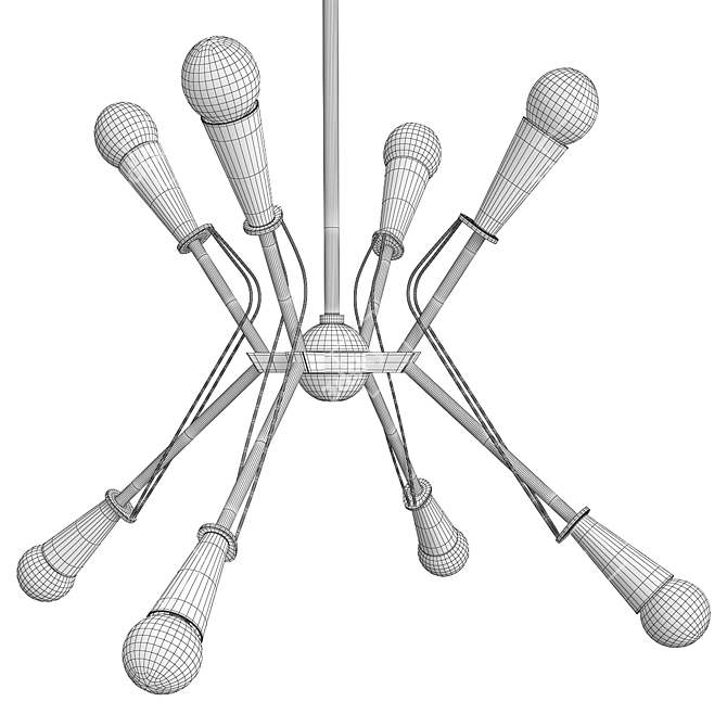 ED Ellen DeGeneres Piro Chandelier 3D model image 2