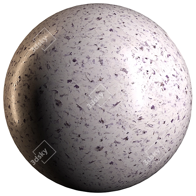 Luxurious Marble Sphere with 4K Textures 3D model image 1