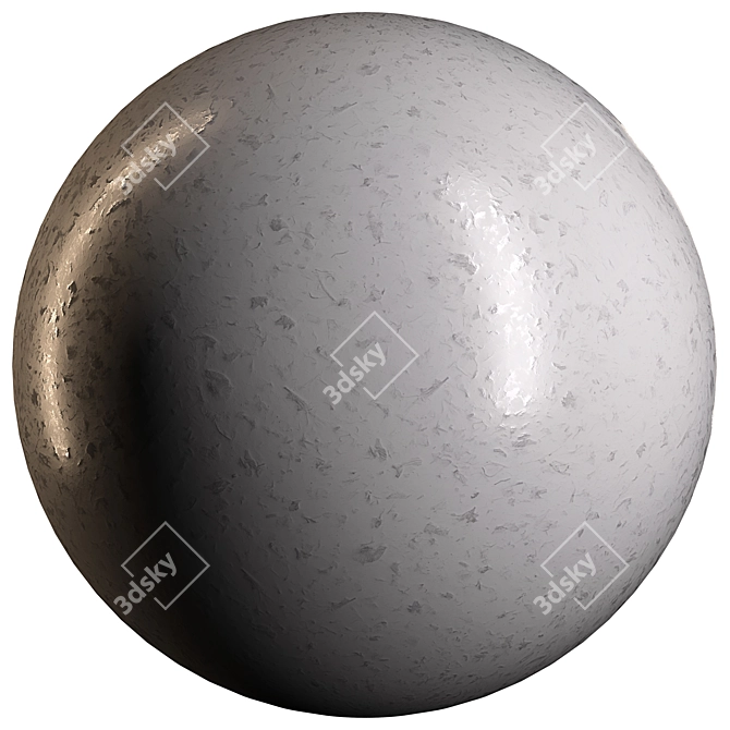 Luxurious Marble Sphere with 4K Textures 3D model image 2