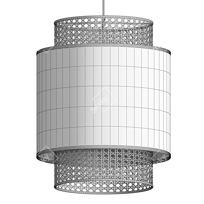 Elegant Marko Pendant Light 3D model image 4