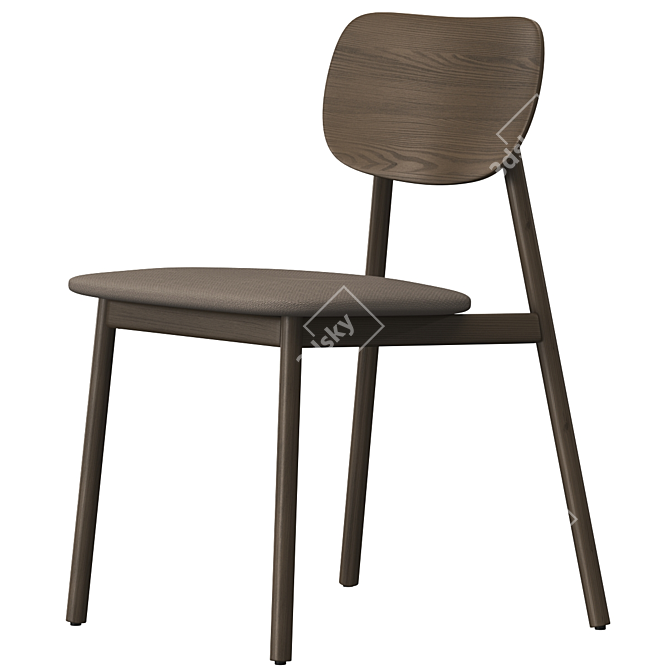 Modern and Stylish Moroso Clara Chair 3D model image 3