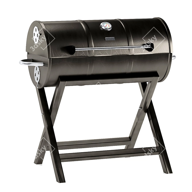 Outdoor BBQ 3D Model 3D model image 2