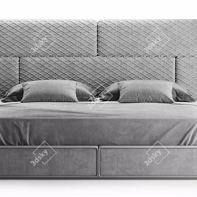 Luxury Italian Designer Cornelio Cappellini Hug Sofa 3D model image 2