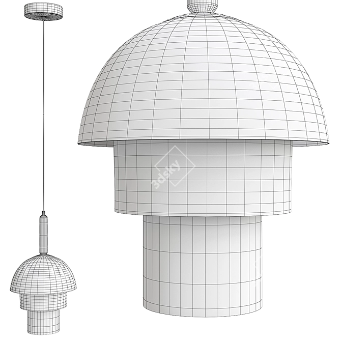 Sleek Modern Design Jolly Lamp 3D model image 2