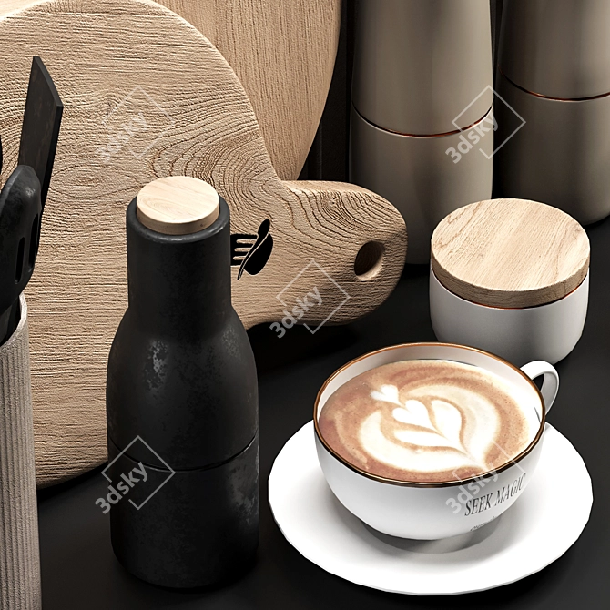 Elegant Kitchen Decor Collection 3D model image 4