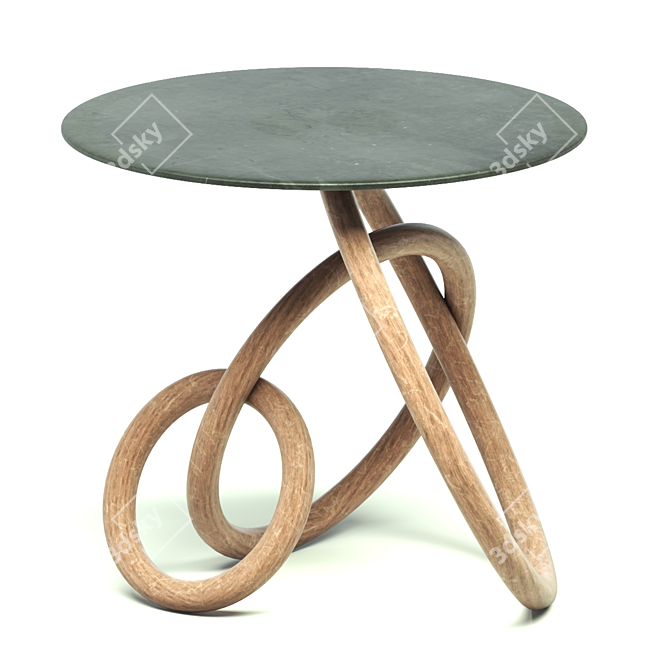 Deniz Aktay Side Table: Modern and Stylish Accent 3D model image 2