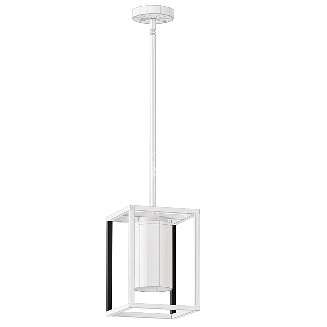 Modern LED Pendant Light: Upper Strode 3D model image 2