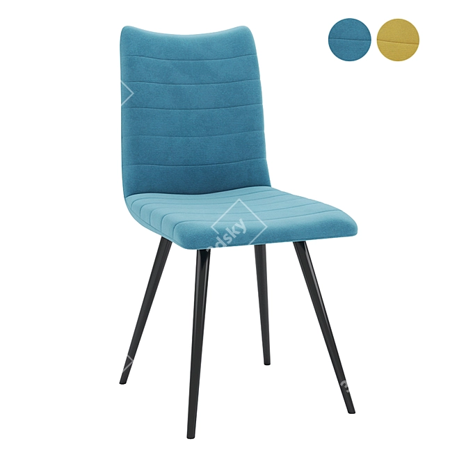 Stylish Chair Vince - Variety of Colors Available 3D model image 1