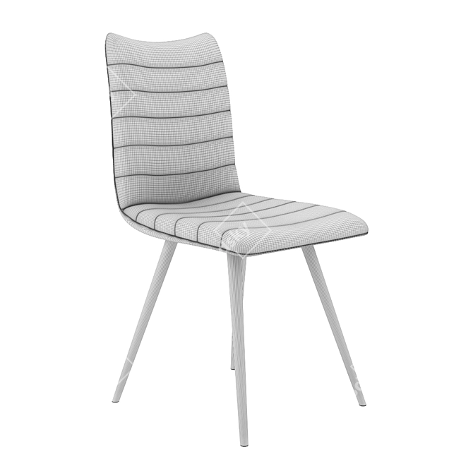 Stylish Chair Vince - Variety of Colors Available 3D model image 4