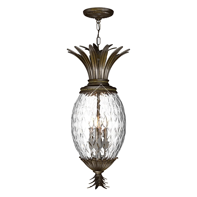 Hinkley Pendant Lamp: Modern Elegance 3D model image 1