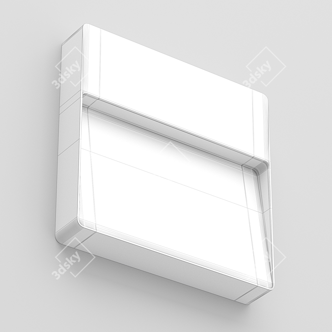 Sleek Aluminum Luminaire for Indoor and Outdoor Lighting 3D model image 2