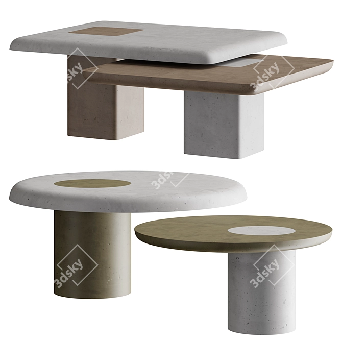 Vignole: Versatile and Unique Table 3D model image 3