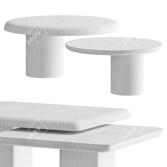 Vignole: Versatile and Unique Table 3D model image 4