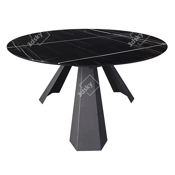 Elegant Eliot Round Table: Luxury Design 3D model image 3