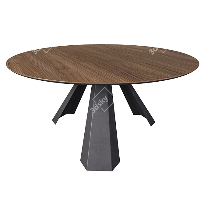 Elegant Eliot Round Table: Luxury Design 3D model image 4