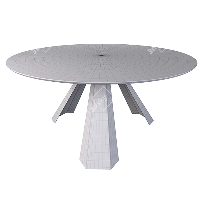 Elegant Eliot Round Table: Luxury Design 3D model image 5