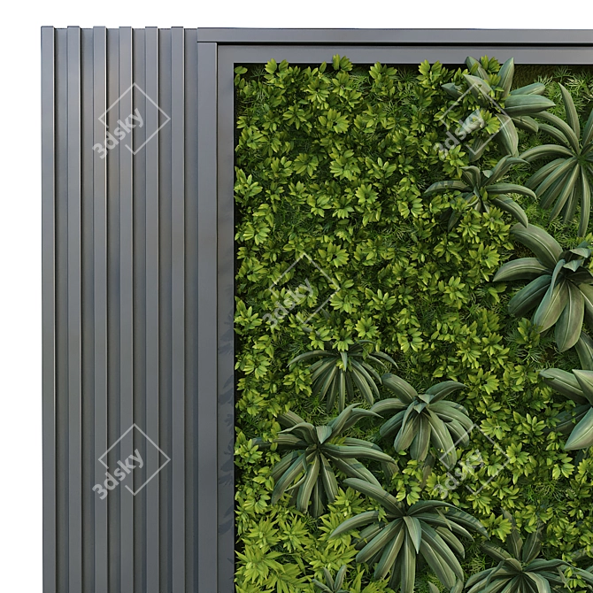 GreenWall 262: Vertical Plant Set 3D model image 5