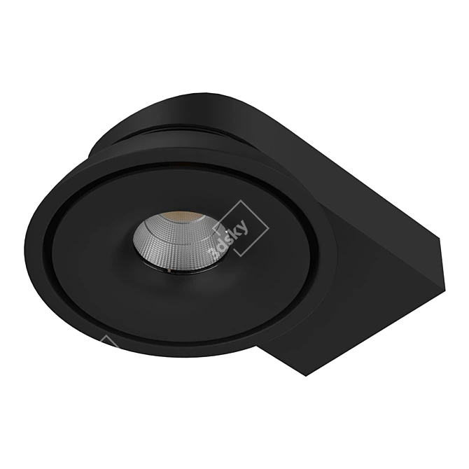 Orbit Slim: Rotatable Wall Light 3D model image 2