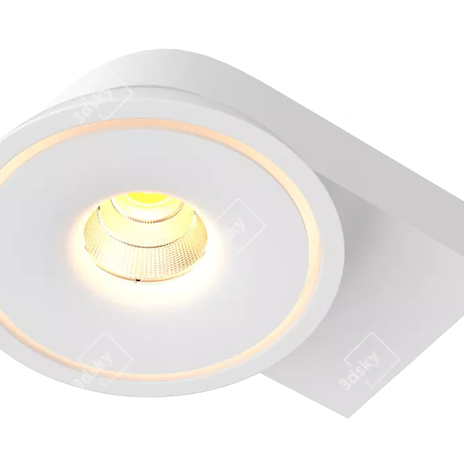 Orbit Slim: Rotatable Wall Light 3D model image 4