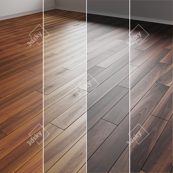 Woodco SIGNATURE Wood Floor Set 3D model image 1