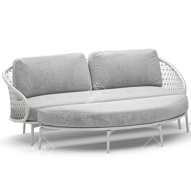 Outdoor DreamSeat Cuddle Sofa 3D model image 2