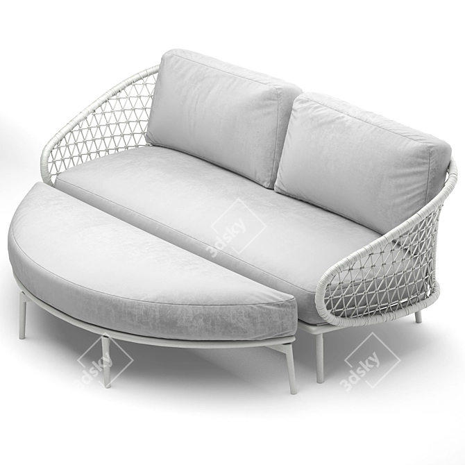 Outdoor DreamSeat Cuddle Sofa 3D model image 3